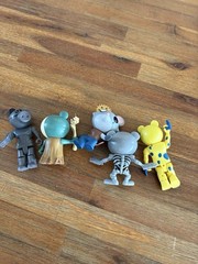 FIVE Roblox Piggy Robby Action Figure Piggies Yellow Dinopiggy, Zombie