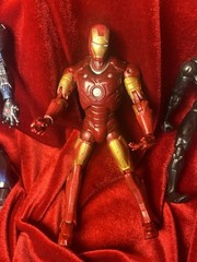 Marvel Legends Iron Man movie Figure Lot 6 Inch 2008 2002 Stealth Spiderman Dark