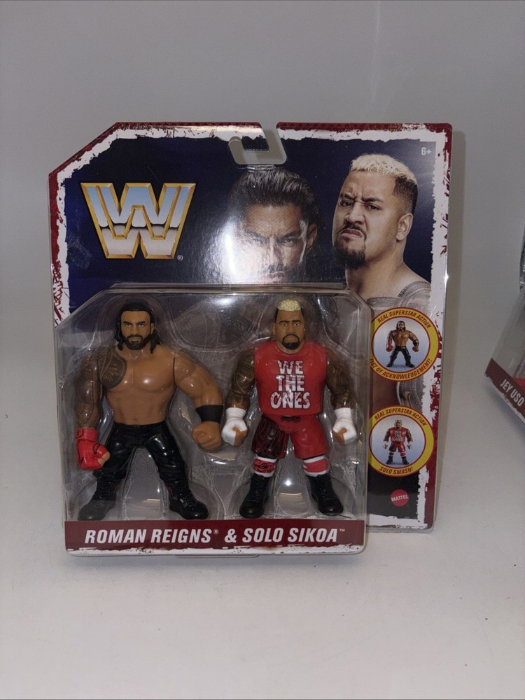 Bloodline Wwe Retro 2-pack Roman Reigns & Solo Sikoa Figures Read