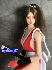 Obitsu 1/6 Female Game Girl Tongue Out Head Sculpt Fit 12” PH UD LD Figure Doll