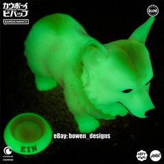 Mondo EXCLUSIVE Designer Vinyl Cowboy Bebop EIN Glow Cherry Blossom GITD Variant