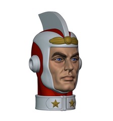 Unusual Man Custom Action Figure Head 1:9 or 1:6 Mego