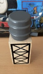 1992 Shining Time Wooden Thomas Train Water Refilling Tank! EUC!