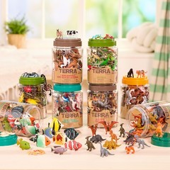 – 60pcs Tropical Fish & Crab Toys – Mini Plastic Ocean Animal Figurines for –…