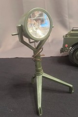 VINTAGE 1964 ORIGINAL GI JOE JEEP 7000 w/TRAILER/SEARCH LIGHT/RECOILESS CANNON