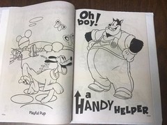 Disney Mickey & Friends My Terrific Book to Color ~Great Day 144 Pages, 30 Books