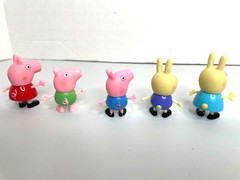 Peppa Pig’s Deluxe House Playset dollhouse & family + Friends set figures lot