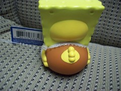 SpongeBob SquarePants, Nickelodeon 2.75″ Rubber Duck with tag attached New!