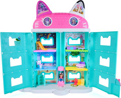 Meow-Mazing Dollhouse, 2 Feet Tall, 15 Pieces | over 2 Feet Tall, 15 Pieces, Fea