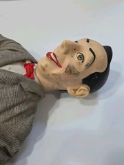 Vintage 1987 Pee-Wee Herman 17” Talking Pull String Doll Matchbox Toys For Parts