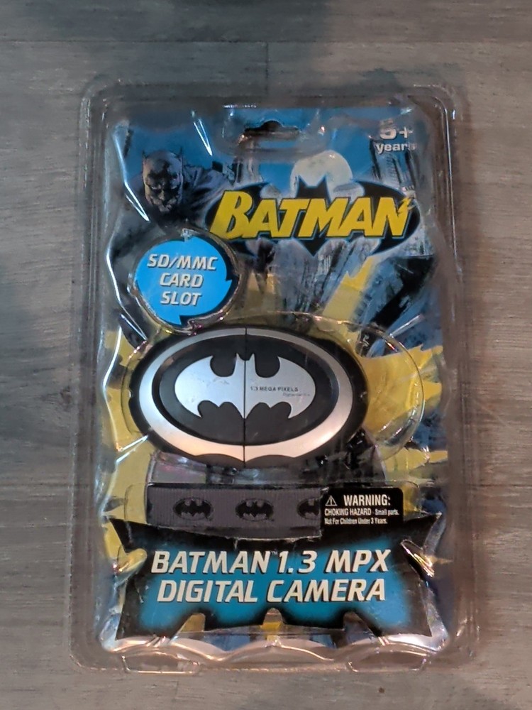 2005 BATMAN 1.3 MPX Digital Camera ~ JIM LEE SD/MMC ~ Kids Station Toys