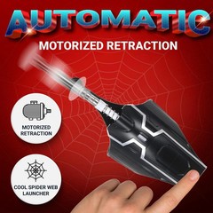 Spider Man Launcher Glove Cosplay Spider String Web Shooter Toys For Children