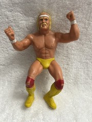 Vintage WWF Figures 1984 Hulk Hogan and 1986 Jesse Ventura Loose Used Action Fig
