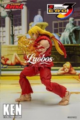 New Storm Toys SFSA01 1/12 Street Fighter ALPHA3 Ken Action Figure Model In Hand