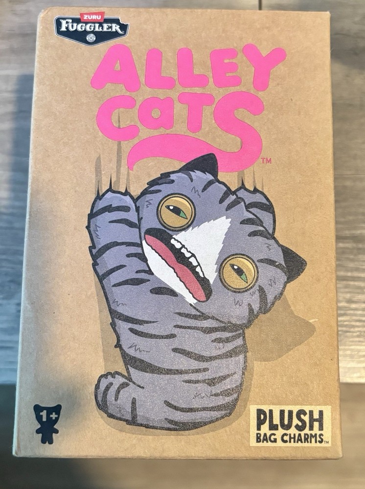 Fuggler Official Cute Dark Alley Cat Blind Box Plush Pendant Doll Toy Gift