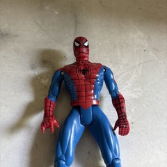 Spiderman The Animated Series Web Parachute Action Figure Toy Biz 1994 5″