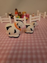 Battat Big Red Barn Farmer Farm Animals Fence Toddler Toy Lot