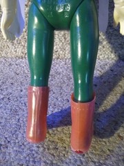 70’s Kamen Rider Japan Soft Vinyl Bandai Popy 11″ Figure w/Mask Belt Scarf VG