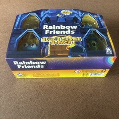 Rainbow Friends Blues Castle 8-Pack Blue Green Cyan Yellow+4 Mystery Figures 2.5