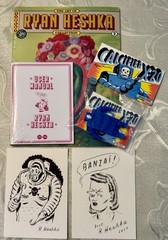 The Art of Ryan Heshka (2nd Ed) + Limited (of 50) [Retro] Calcifier X-20 Figure