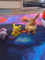 Vintage Lot Pokemon Nintendo Mini Figures & Eevee & Pokeball Free Shipping!!