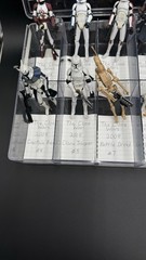 Star Wars Clone Wars 2008 Lot 21 Figures Loose w/ Accessories in Display Cases