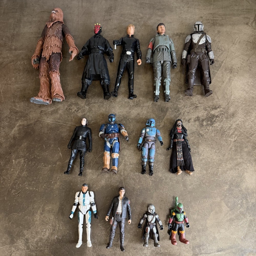Hasbro Star Wars Lot of 11 Action Figures Variety