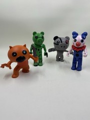 Roblox Piggy Figures – Foxy Robbie Dinopiggy Clowny 2.75” – 3.5” Toys