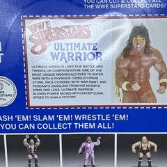 WWE LJN Mattel Superstars Ultimate Warrior 8” Action Figure Black Card