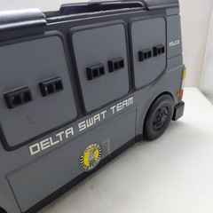 Vintage Robocop Delta Swat Team Police Van Armored Vehicle Figure Playset Truck
