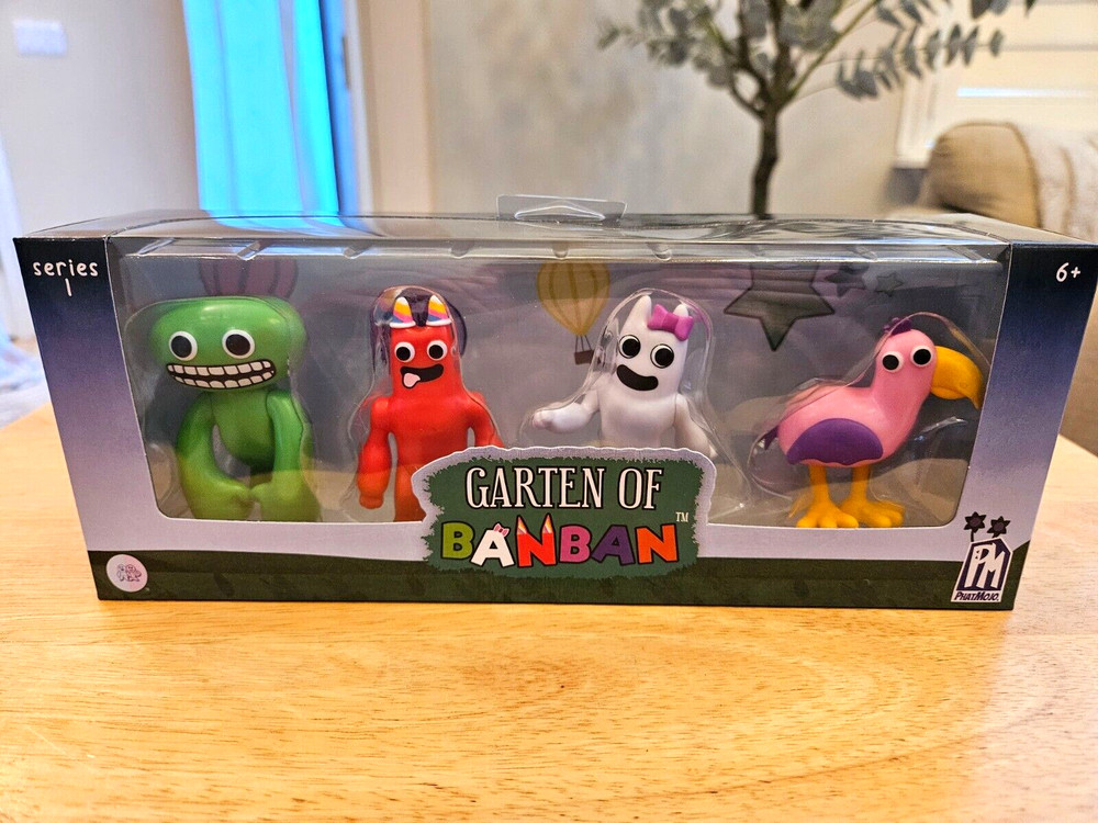 Garten Of BanBan – 4 Figure Mini Set (NEW & SEALED) – Series 1 Collectible Toy
