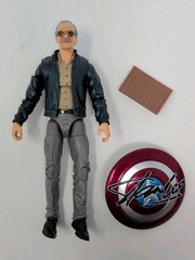 Marvel Legends Stan Lee Action Figure The Avengers with Shield & Chess Set