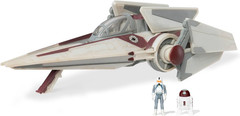 Star Wars Micro Galaxy Squadron V-Wing Starfighter – 3-Inch Light Armor Class Ve