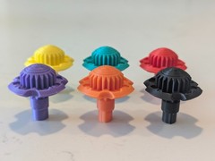 12 Custom Bit Mystery Bundle Beyblade X Compatible Ragnaruk Salamander Parts Set