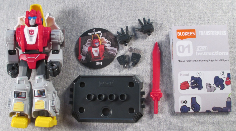 Slug (Robot Mode) Assembled figure kit – Blokees Transformers Galaxy Version 03