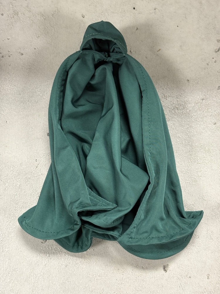 SU-KELHD-GRN: 1/12 Green Wired Hooded Cape for MOTU Keldor or 7″ Action figures