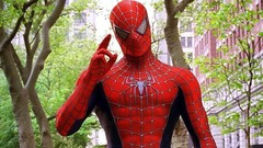 HEAD ONLY Toybiz Super Poseable Spider-Man 2 (2004) Tobey Custom 1:12 Scale