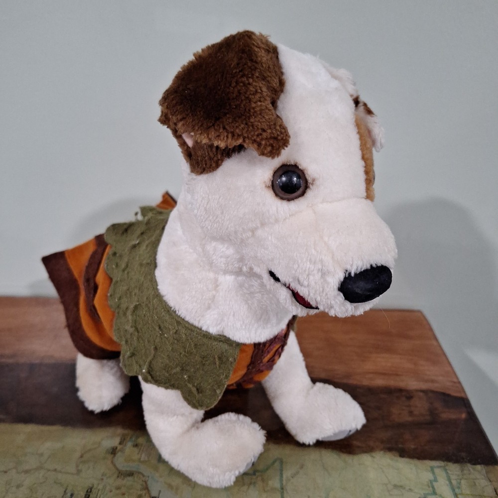 VTG Wishbone Robin Hood Plush Dog 1996 Big Feasts! Jack Russell Terrier PBS