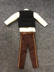 1/6 Custom Han Solo Star Wars ROTJ Harrison Ford Suit for body Action Figure