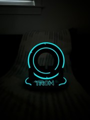 Tron Identity Disc with Display Stand – Glowing Sci-Fi Collector Piece