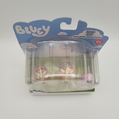 Bluey Figure Set Sleepy Time Mum And Bingo Floppy 2.5″ New In Package