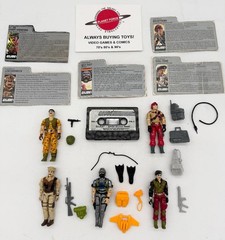 1986 Special Missions Brazil Set Complete w/ Cassette Tape & File Cards GI Joe