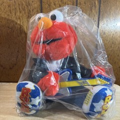 Rock N Roll ELMO Plush Guitar Plays Music Sings & Shakes 1997 – Sealed Bag