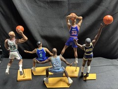 Lot of 5 Kenner Starting Lineup NBA Basketball Figures
