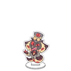8CM Hazbin Hotel Husk Adam AD Acrylic Stand Figure Model Collection Standee