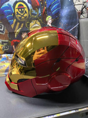2026 Iron Man MK5 1:1 Helmet Wearable Voice-control Mask Cosplay Golden AUTOKING