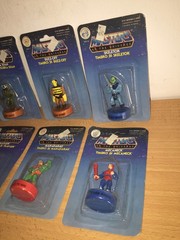 10x Mattel Masters of Universe He-Man Stamper STAMP 2.5″ MOC Vintage Italy