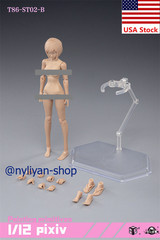 86TOYS T86 1/12Female Pale Suntan Joint Flexible Body For 6”Action Figure Model