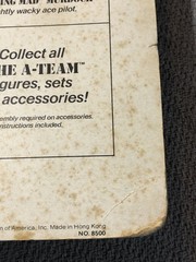 Vtg A-Team Mr. T/B.A Baracus Action Figure 100% Complete W/ Card Galoob 1983 Toy