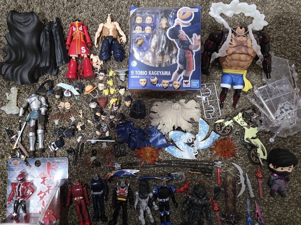 Shf, Figma, And Other Anime Figure Fodder Lot